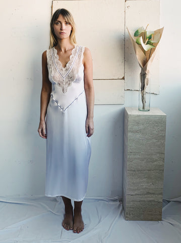 Teddy. Silk Slip. Stark