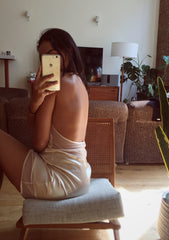 Pierre. Silk Slip. Nougat