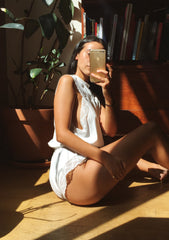 Richie. Cotton Playsuit. Stark