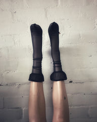 Theodore. Mesh Sock. Noir
