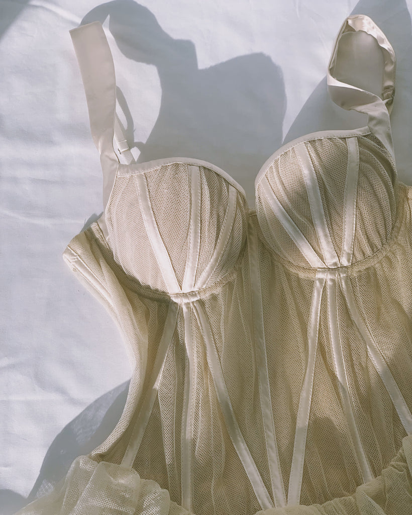 Glasswing Tulle Bustier Dress — Kimberly Parker Atelier