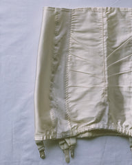 vintage 1950's 6 garter open girdle shaper skirt.