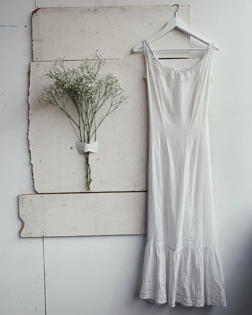 vintage Edwardian cotton slip dress. – liar liar