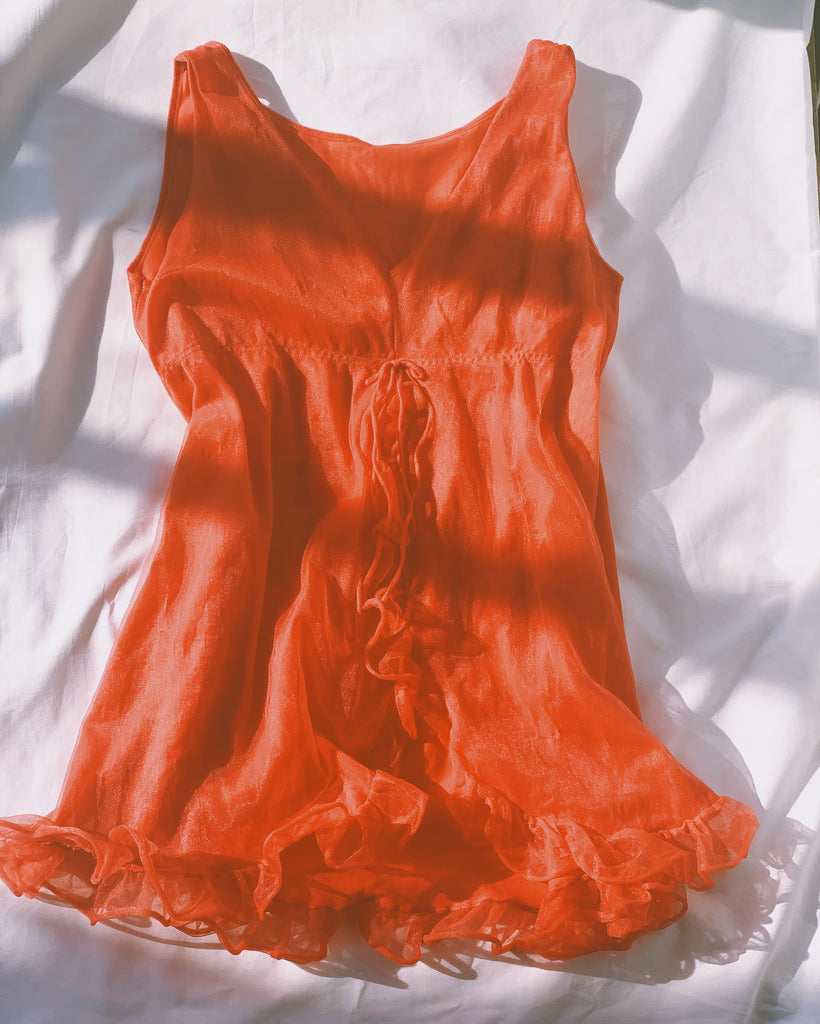 red babydoll slip dress Miluxas Women Nightgown Babydoll Lingerie Dress Sleepwear Mini Slip Chemise Nightwear Red 8(L)