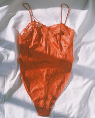 vintage red-hot one piece.