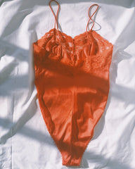 vintage red-hot one piece.